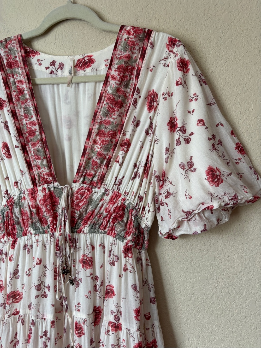 Free People Boho Cottagecore Prairie Floral Lysette Maxi Dress - Picture 5 of 15